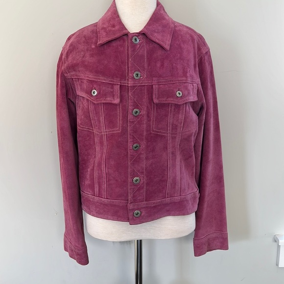 jane doe Jackets & Blazers - Vintage Jane Doe Pink Suede Jacket